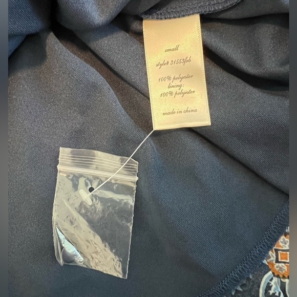 NWT Francesca’s Navy Blue Halter Cinch Waist Mini Dress Size Small - Picture 11 of 17